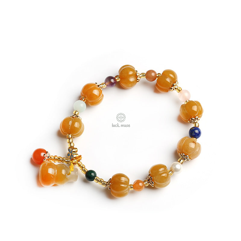 Luck Muse Prosperity Jade Pixiu Bracelet - Image 4