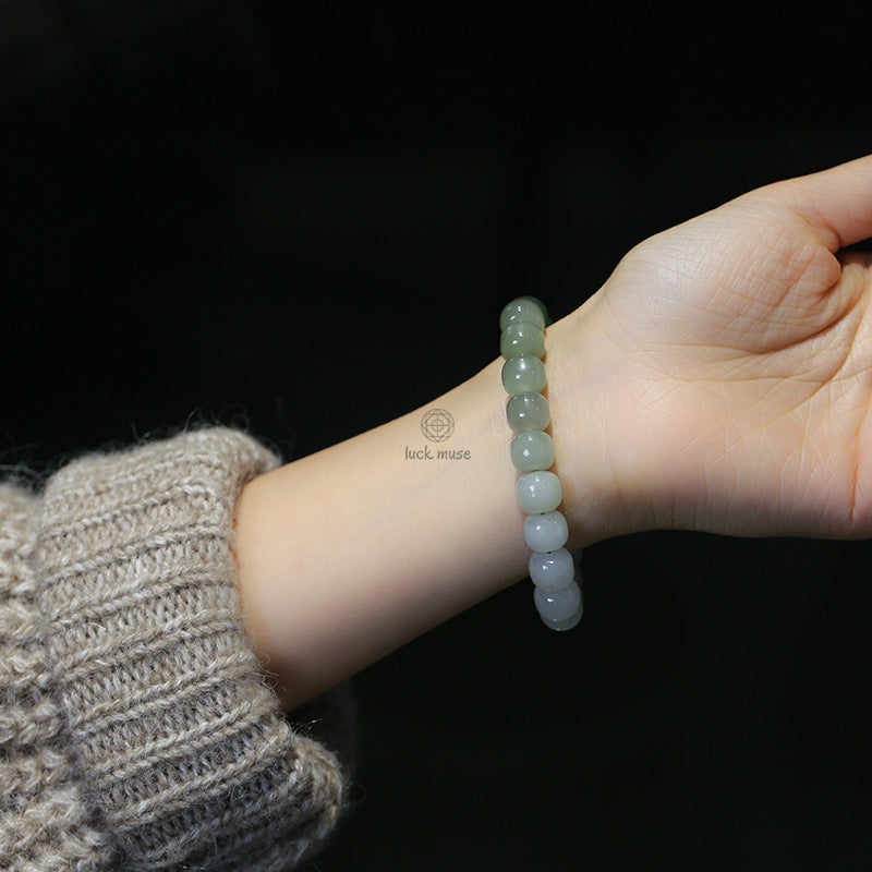 Luck Muse Gradient Jade Blessing Bracelet - Image 2