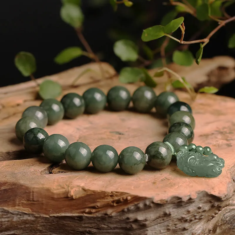Tibetan Jade PiXiu Prosperity Bracelet by Luck Muse Shop - Image 4