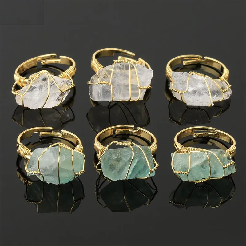 Luck Muse Shop Amethyst Gemstone Adjustable Ring - Image 15