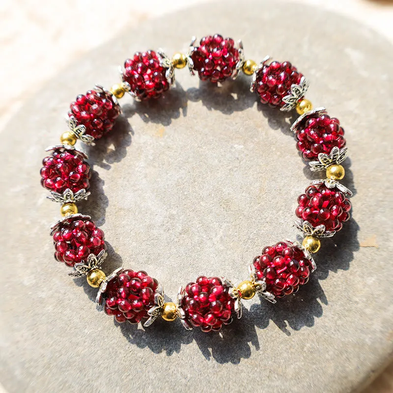 Luck Muse Garnet Healing Bracelet - Image 3