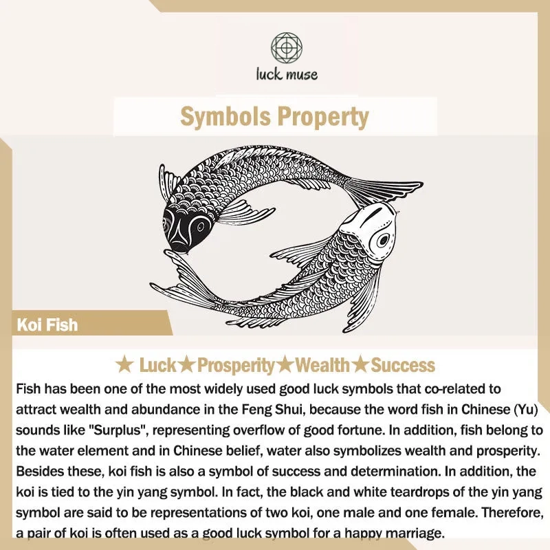 Buddha Chalcedony Luck Koi Fish Wealth Stone Bracelet and Necklace Set - Image 9