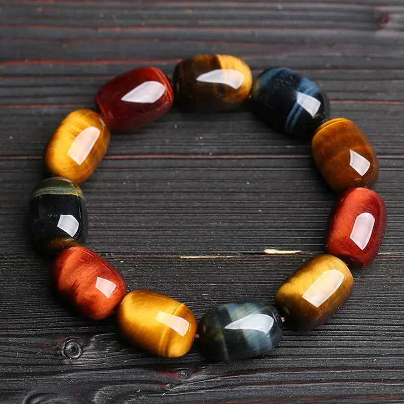 Natural Tiger Eye Healing Protection Bracelet - Luck Muse Shop - Image 5