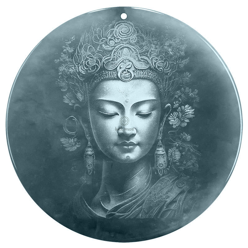 Luck Muse Kwan Yin Avalokitesvara Jade Abundance Necklace - Image 7