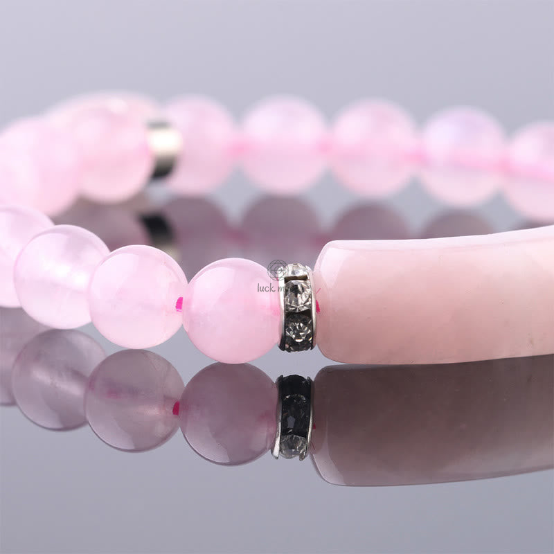 Natural Quartz Love Heart Healing Beads Bracelet - Luck Muse Shop - Image 25