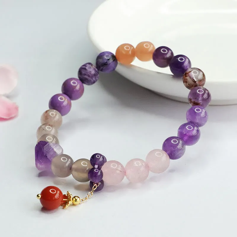 Natural Amethyst Crystal Healing Bracelet for Inner Peace by Luck Muse Shop - Image 4
