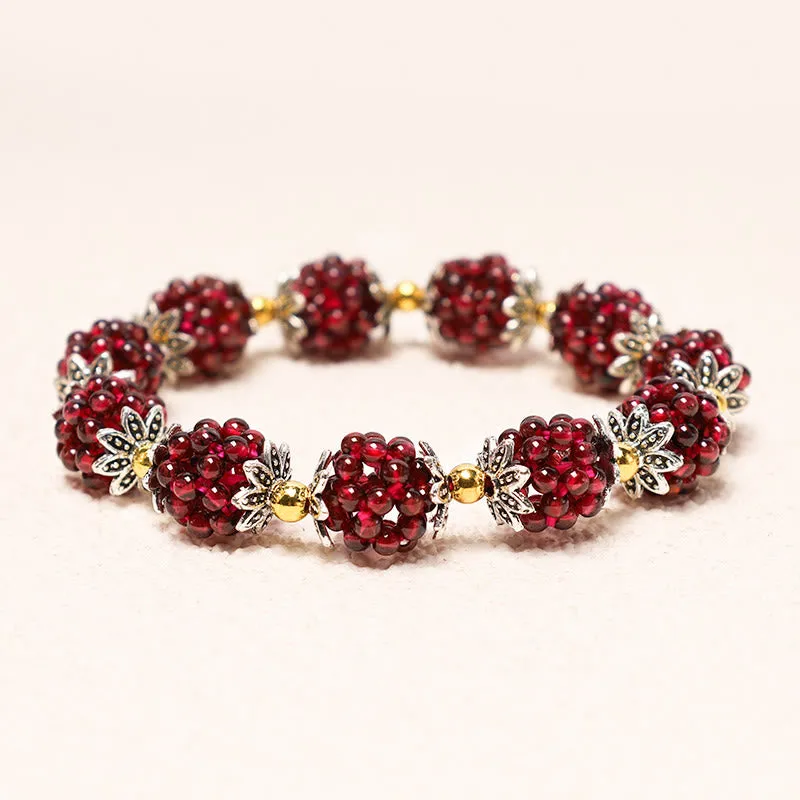 Luck Muse Garnet Healing Bracelet - Image 5