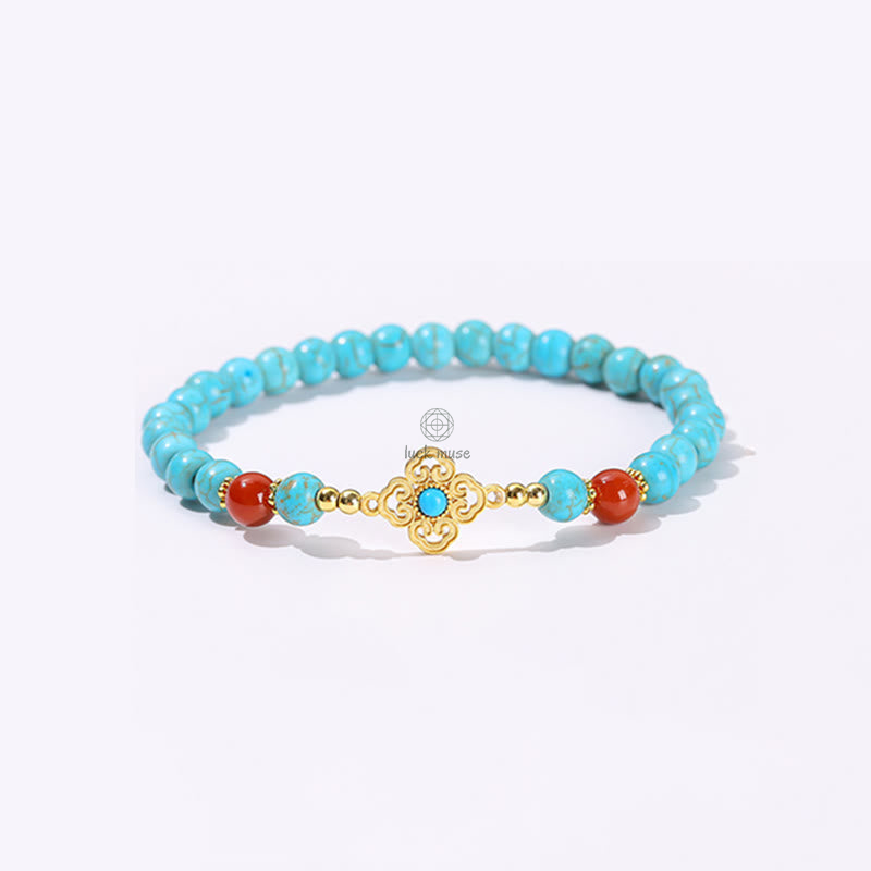 Buddha Turquoise Bead Balance Bracelet for Protection - Image 12