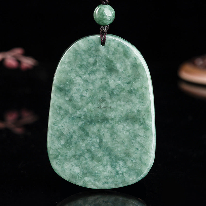 Chinese Dragon Jade Prosperity Necklace Pendant - Image 7