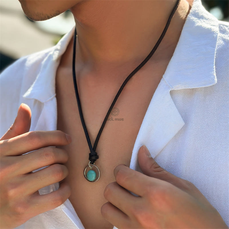 Luck Muse Turquoise Protection Necklace - Image 10
