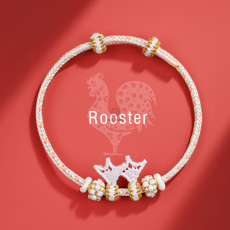 Braided Bracelet: Handmade Year of the Dragon Chinese Zodiac Luck Luck Muse - Image 21