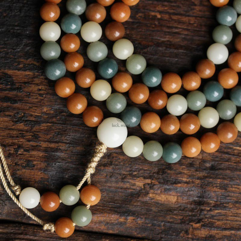 Bodhi Seed Harmony Wisdom Mala Bracelet by Luck Muse Shop - Image 11