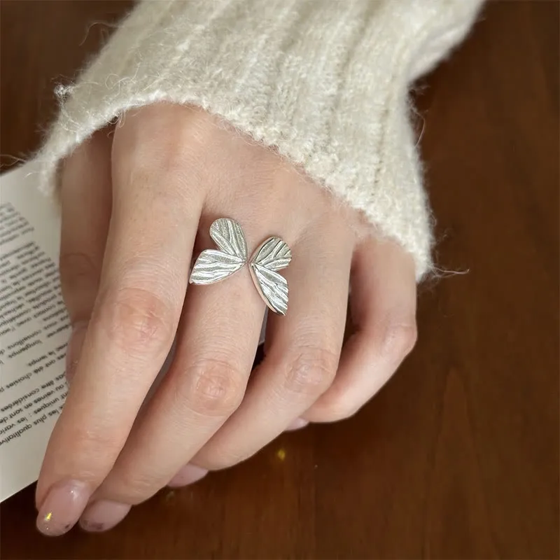 Luck Muse 925 Sterling Silver Butterfly Freedom Ring - Image 9