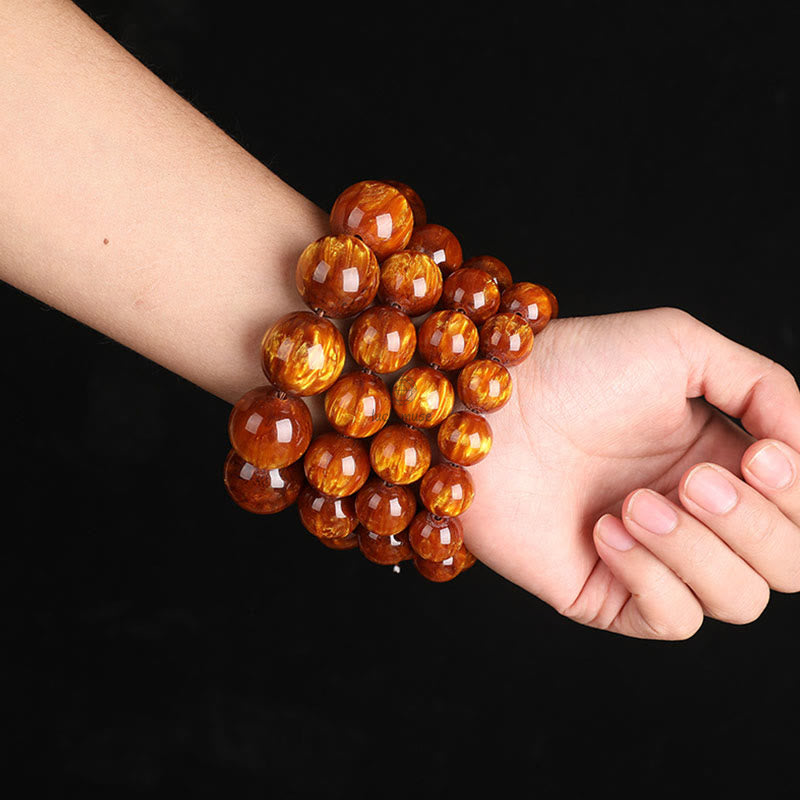 Luck Muse Golden Sea Willow Bracelet for Success and Positivity - Image 13