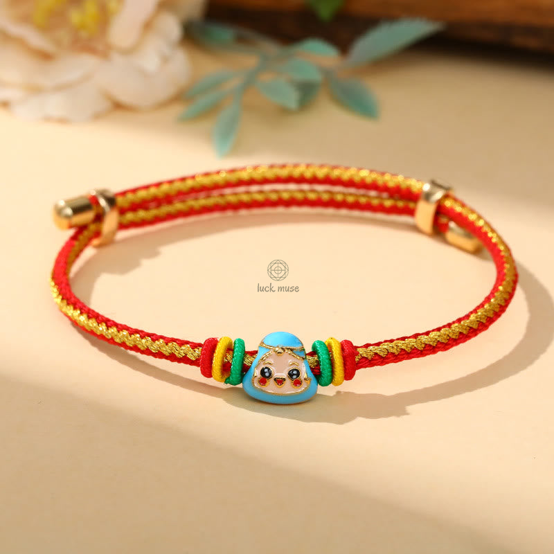 Colorful Zongzi Pattern Luck Muse Bracelet - Handmade Luck Bracelet for Children and Adults - Image 18