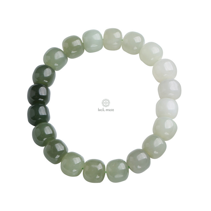Luck Muse Gradient Jade Blessing Bracelet - Image 6