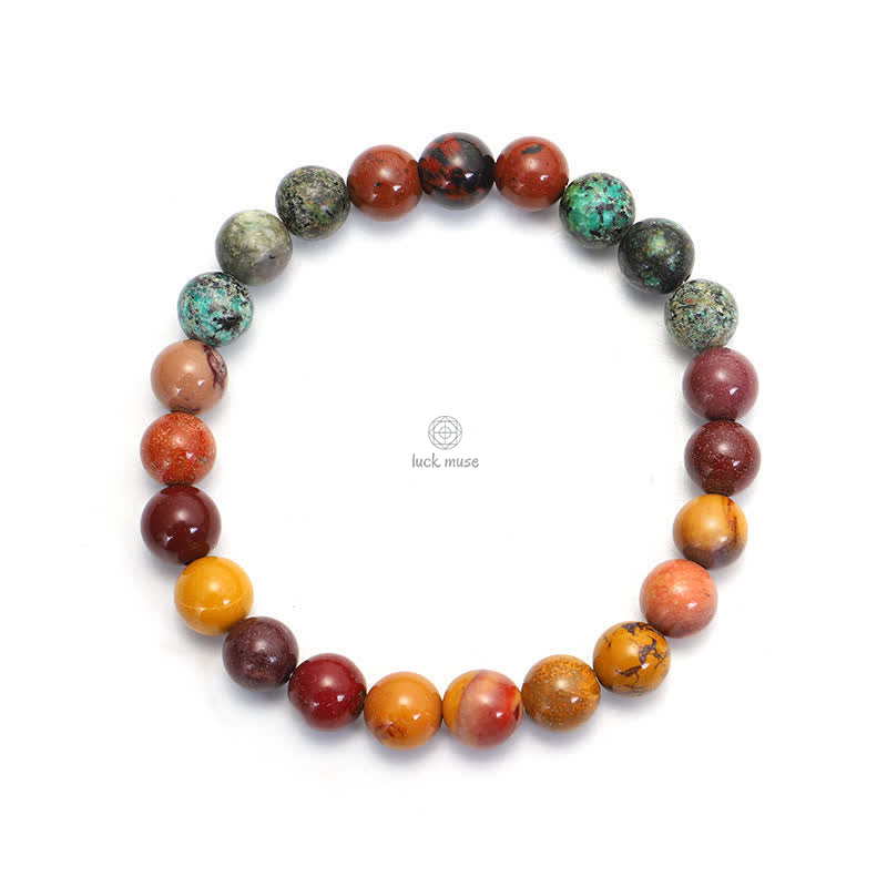 Luck Muse 108 Mala Beads for Emotional Growth Bracelet with Tassel Necklace Pendant - Image 5