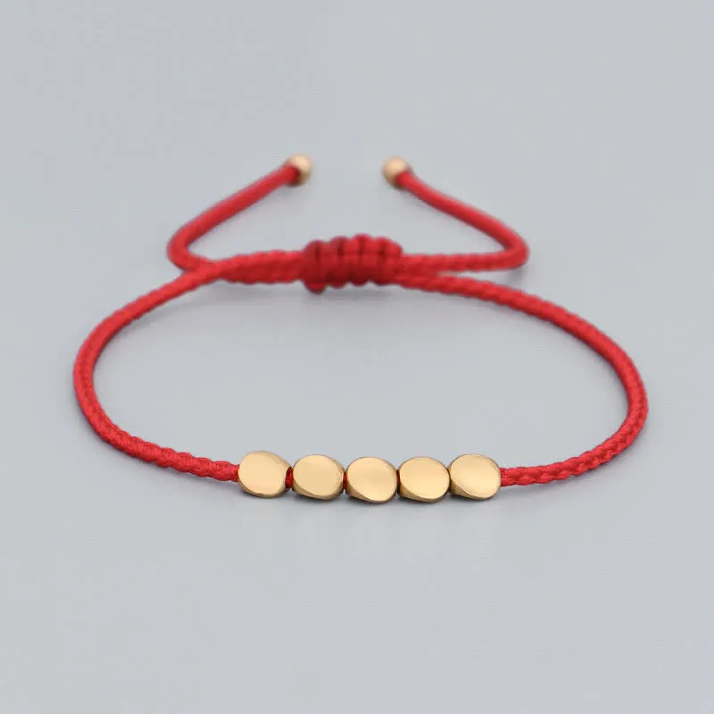 FengShui Lucky Red String Bracelet by Luck Muse Shop