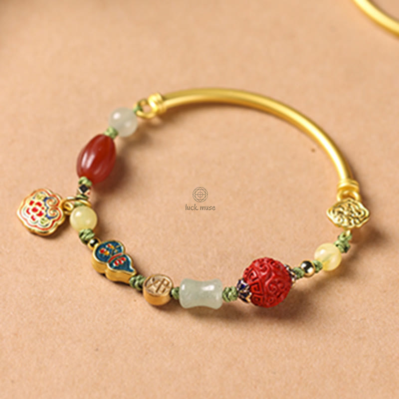 Tibetan Auspicious Clouds Bracelet for Fortune, Happiness, Wealth, and Luck - Image 6
