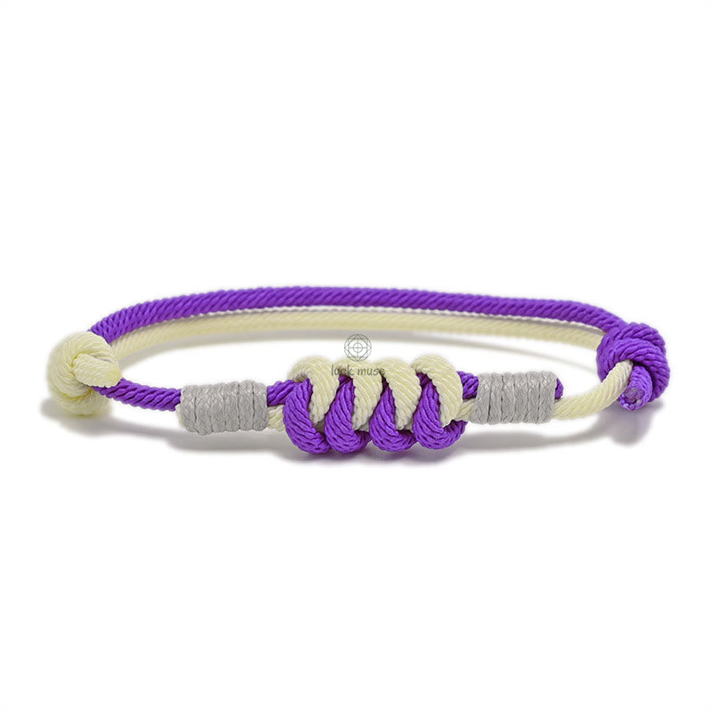 Samsara Knot Strength Reincarnation Knot Braid String Bracelet with Simple Design - Image 14