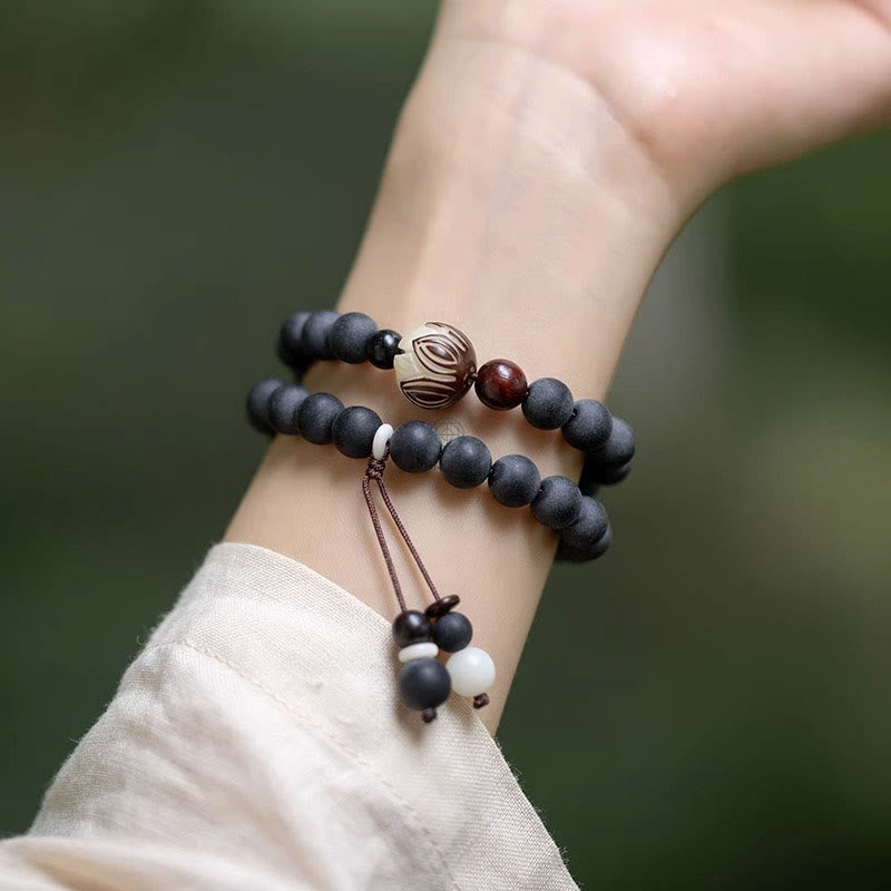 Tibetan Double Layer Bodhi Lotus Healing Bracelet from Luck Muse Shop - Image 8