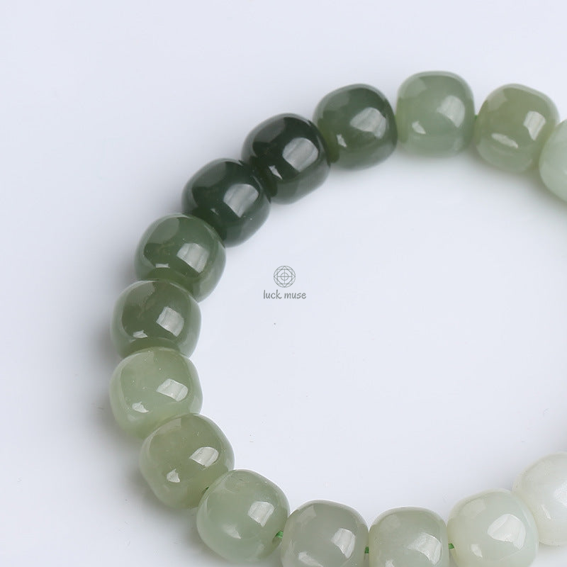 Luck Muse Gradient Jade Blessing Bracelet - Image 5