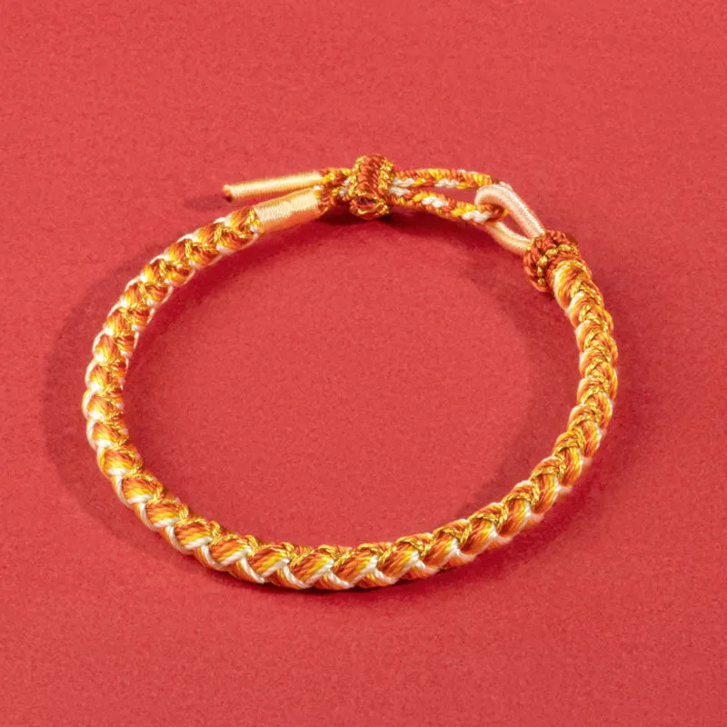 Luck Muse Dragon Scale Protection Handmade Rope Bracelet - Image 12