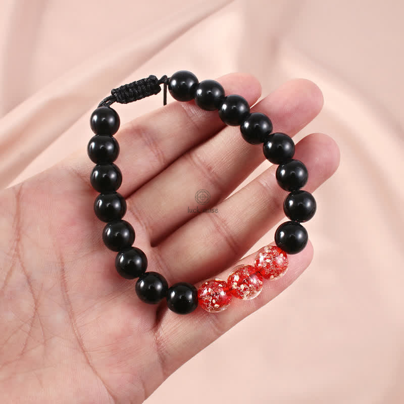 Black Obsidian Glowstone Strength Bracelet - Image 10