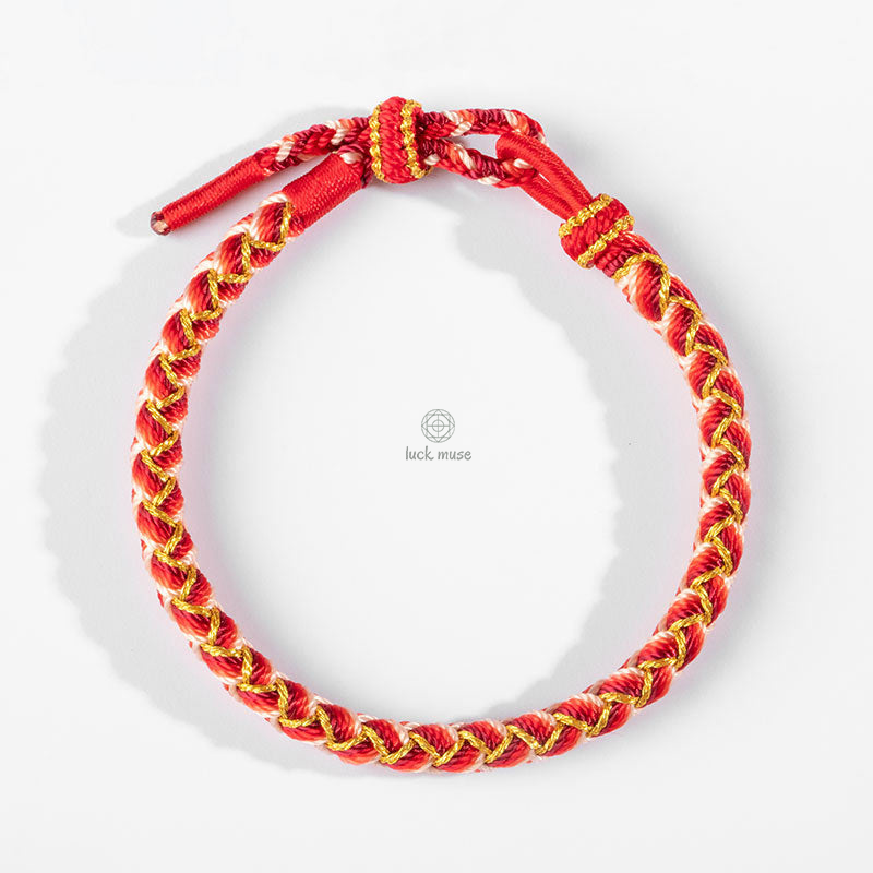 Luck Muse Dragon Scale Protection Handmade Rope Bracelet - Image 8