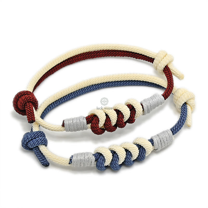 Samsara Knot Strength Reincarnation Knot Braid String Bracelet with Simple Design - Image 17