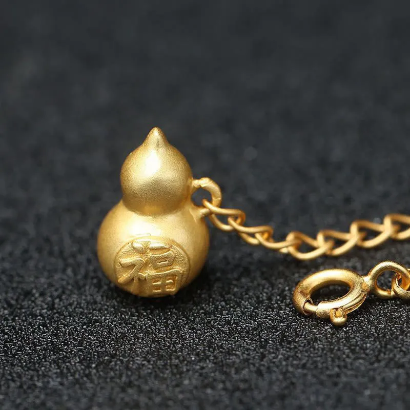 Round Jade Fu Character Prosperity Bracelet - Image 4