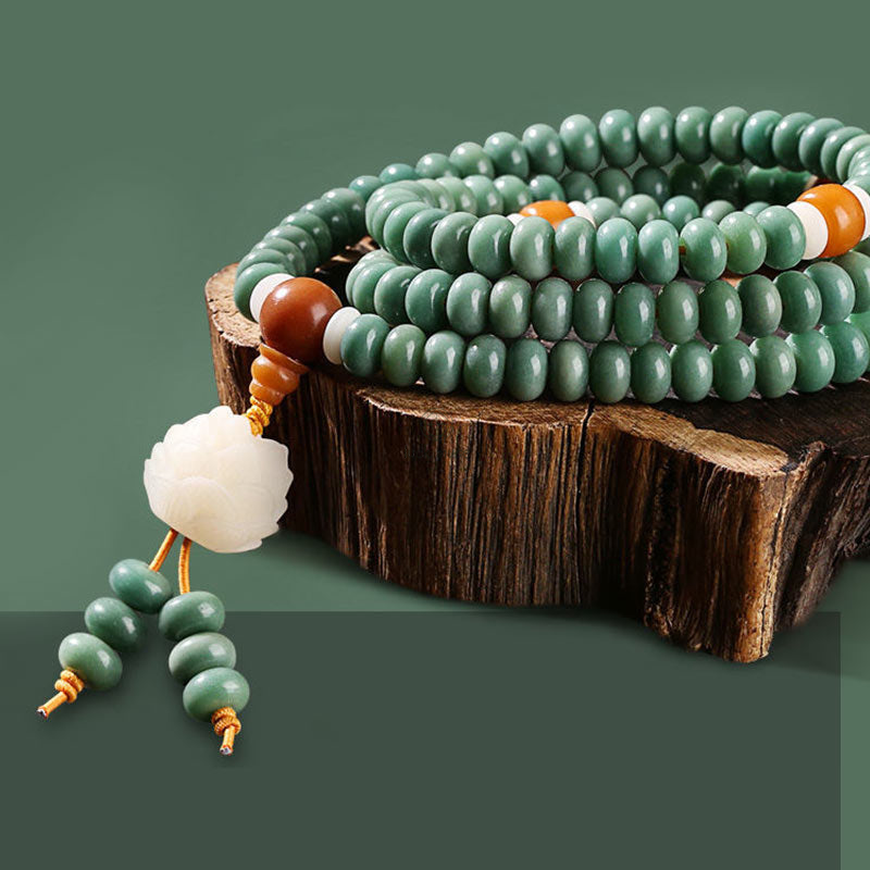 Luck Muse Lotus Cyan Jade Success Bracelet - Image 7