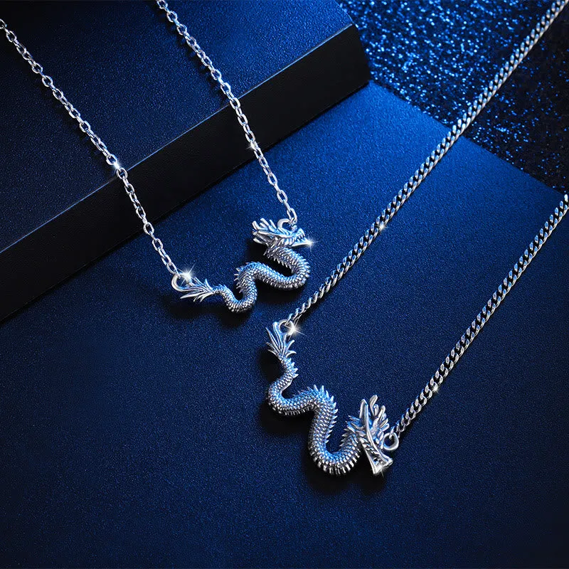 Luck Muse 925 Sterling Silver Year Of The Dragon Protective Dragon Chain Necklace Pendant - Image 4