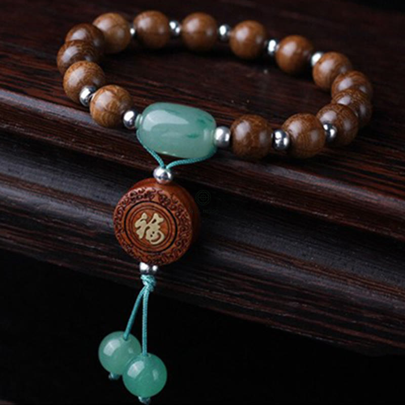Abelia Biflora Wood Happiness Protection Bracelet by Luck Muse Shop - Image 6