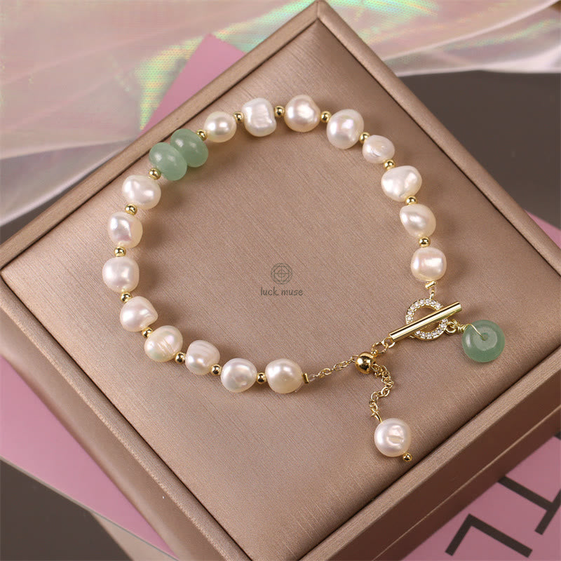 Natural Green Strawberry Quartz Luck Muse Healing Bracelet - Image 7