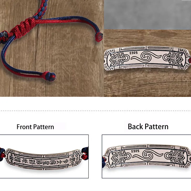 Luck Muse Sterling Silver Peace Amulet Bracelet for Protection - Image 9