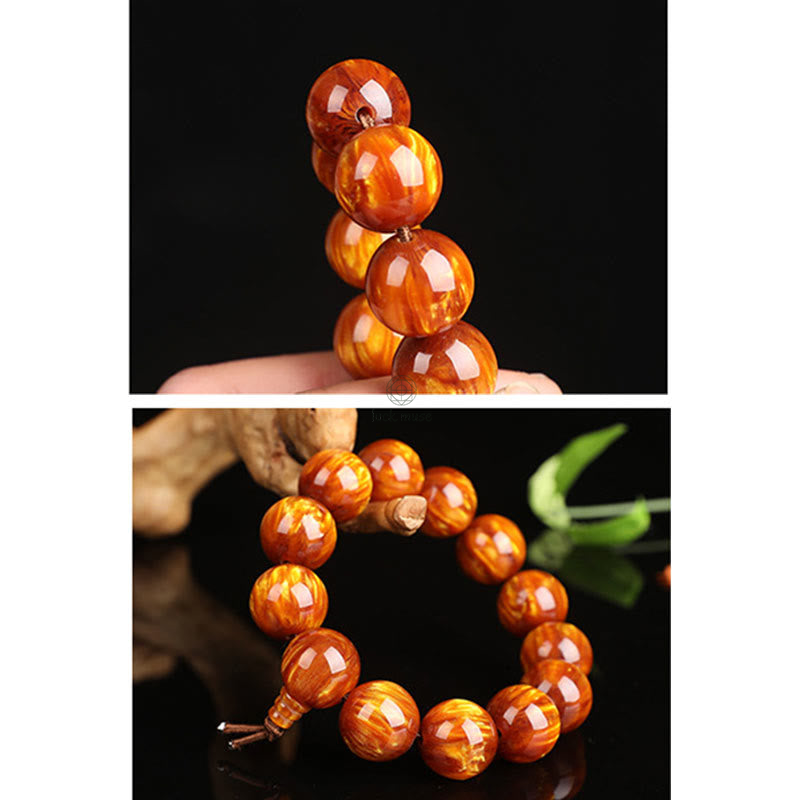 Luck Muse Golden Sea Willow Bracelet for Success and Positivity - Image 6