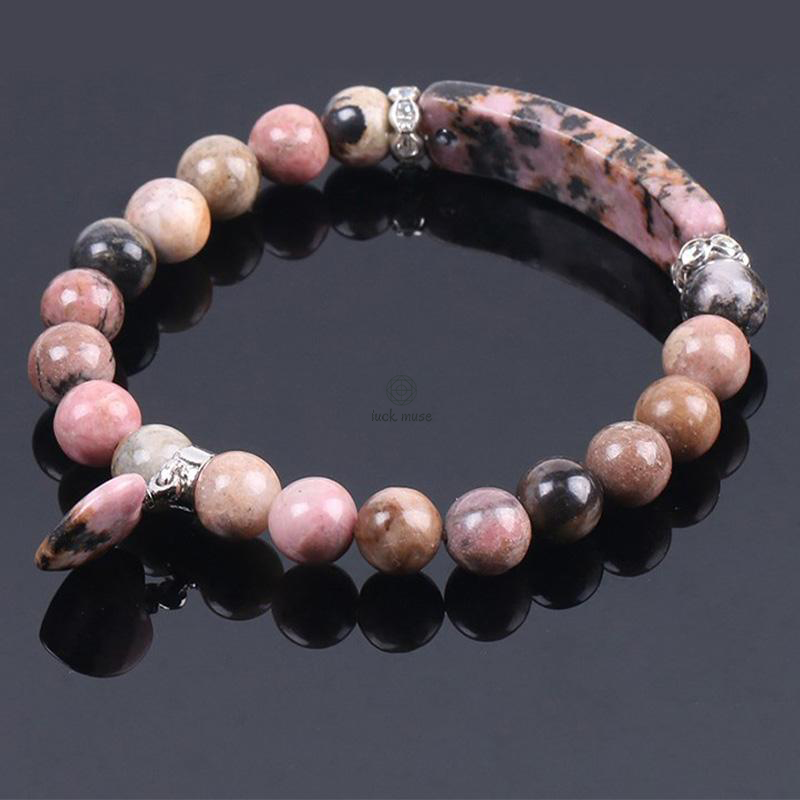 Natural Quartz Love Heart Healing Beads Bracelet - Luck Muse Shop - Image 16