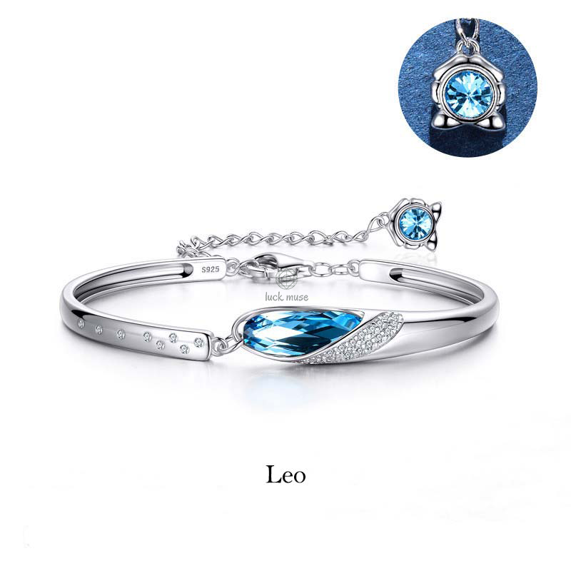 Luck Muse 925 Sterling Silver Zodiac Charm Bracelet - Image 11