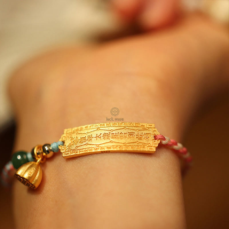 925 Sterling Silver Multicolor String Protection Luck Charm Bracelet - Image 4