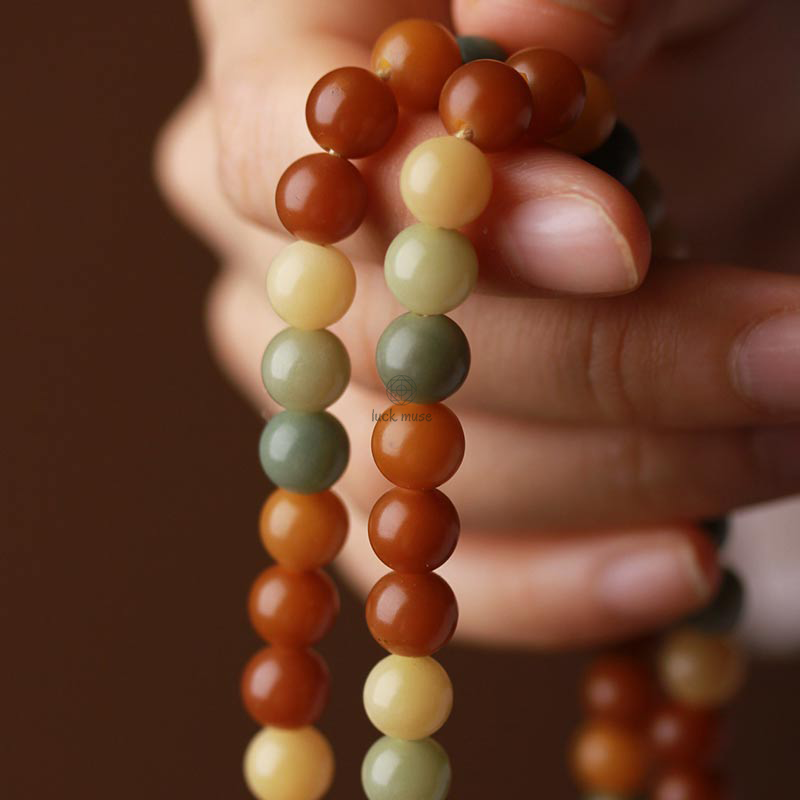 Bodhi Seed Harmony Wisdom Mala Bracelet by Luck Muse Shop - Image 4