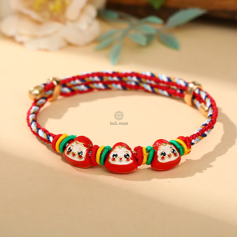 Colorful Zongzi Pattern Luck Muse Bracelet - Handmade Luck Bracelet for Children and Adults - Image 24