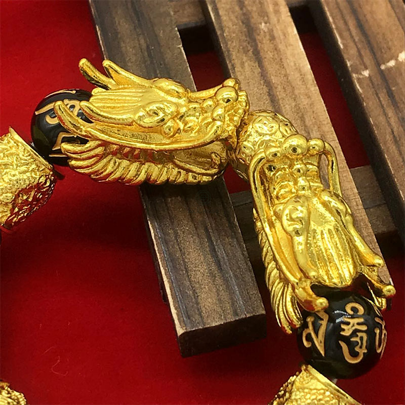 Luck Muse Double Dragon Prosperity Bracelet - Image 6