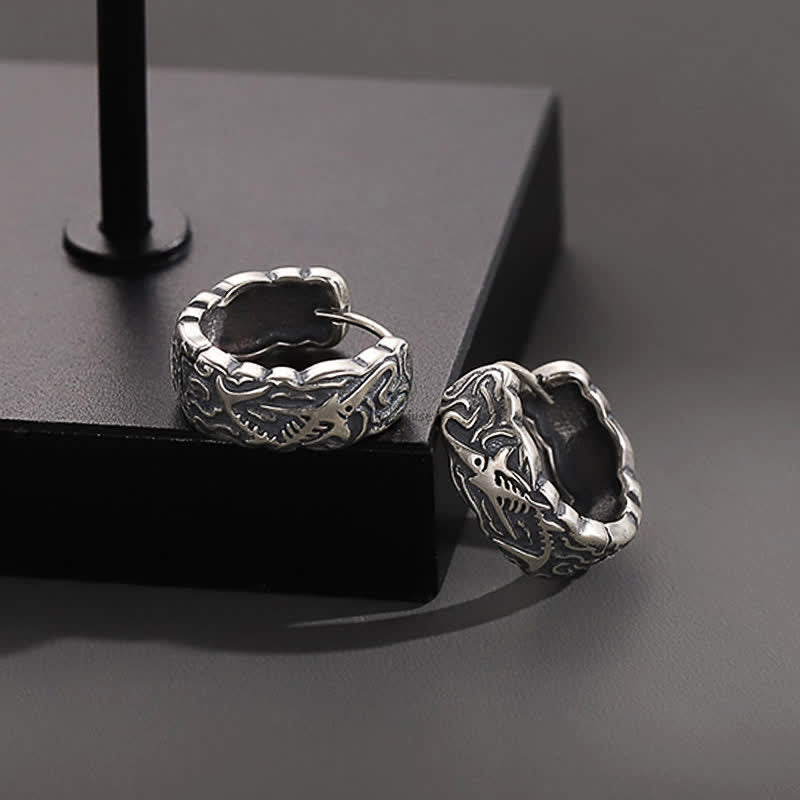 Fish Bone Pattern Wealth Earrings by Luck Muse Shop - Image 6