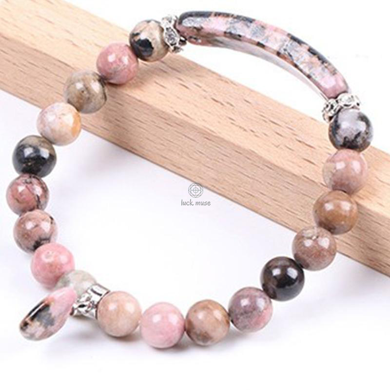 Natural Quartz Love Heart Healing Beads Bracelet - Luck Muse Shop - Image 14