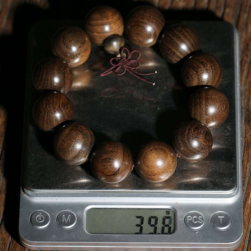 Rare Phoebe Zhennan Wood Blessing Bracelet - Image 7