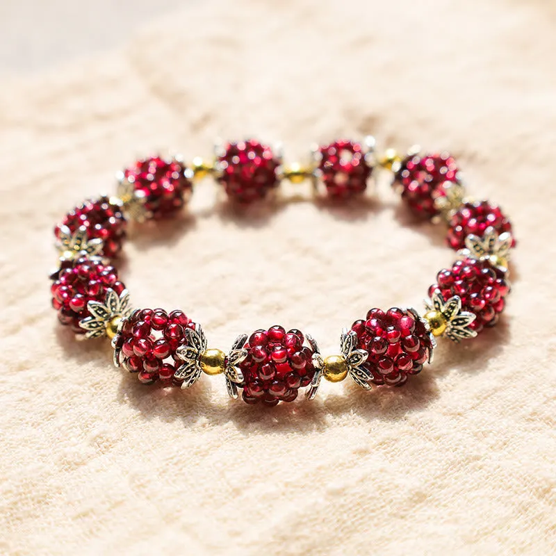 Luck Muse Garnet Healing Bracelet