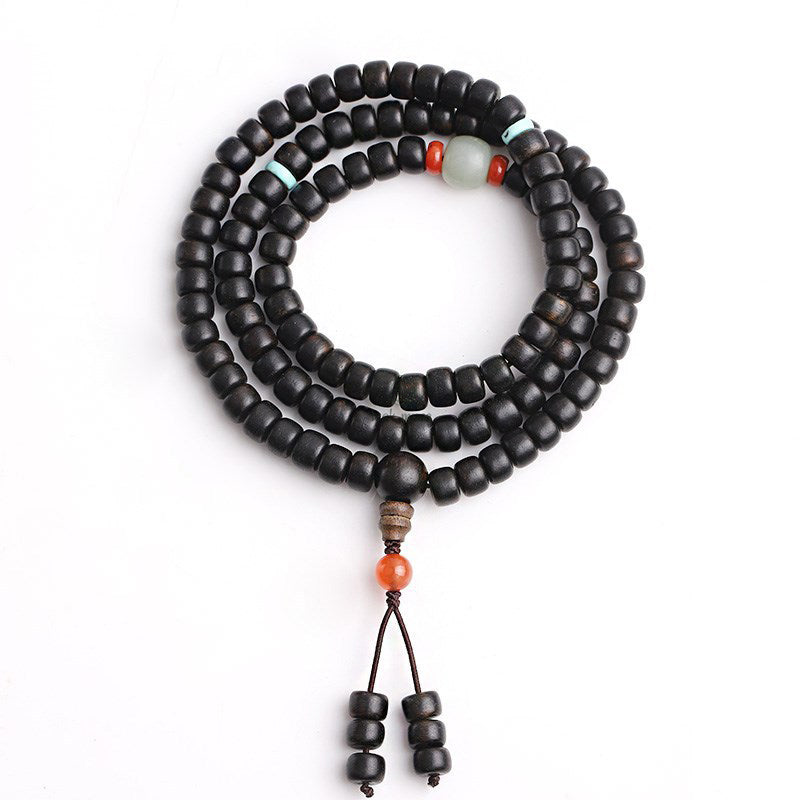 Agarwood Jade 108 Mala Bracelet for Strength and Calm - Image 11