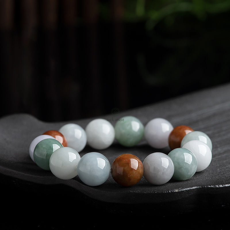 Natural Jade Healing Protection Bracelet - Luck Muse Shop - Image 7