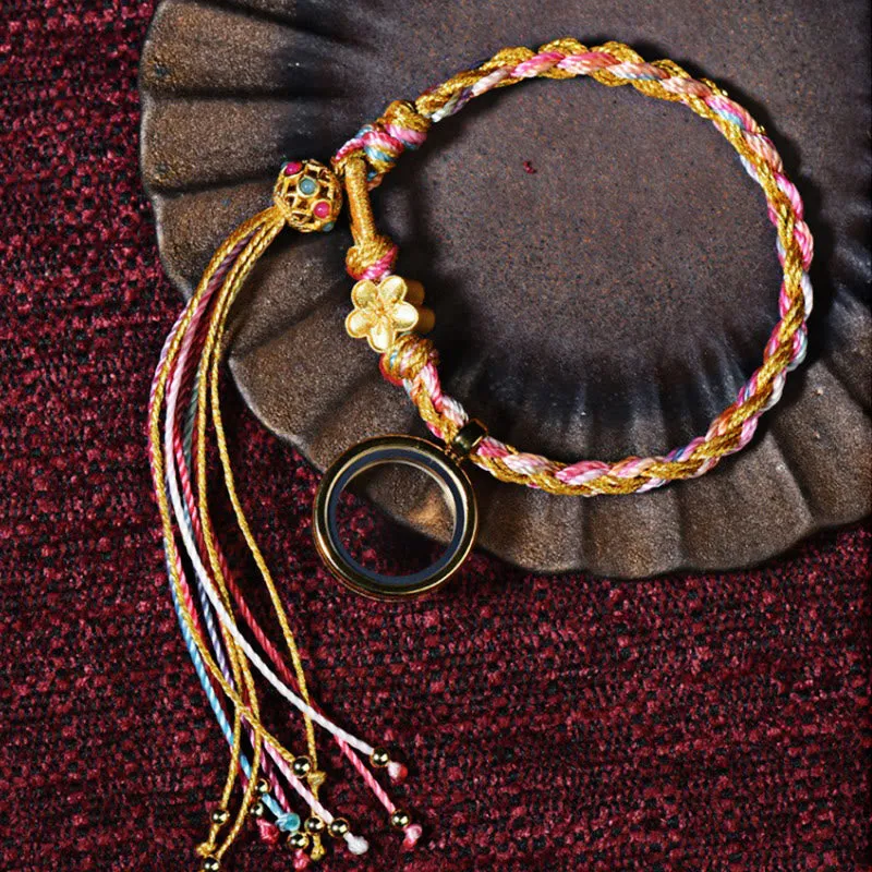 Tibetan Handmade Luck String Bracelet with Luck Muse, Single/Double Wrap - Image 7